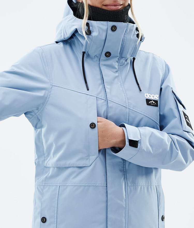 Adept W Snowboard Jacket Women Light Blue, Image 9 of 9