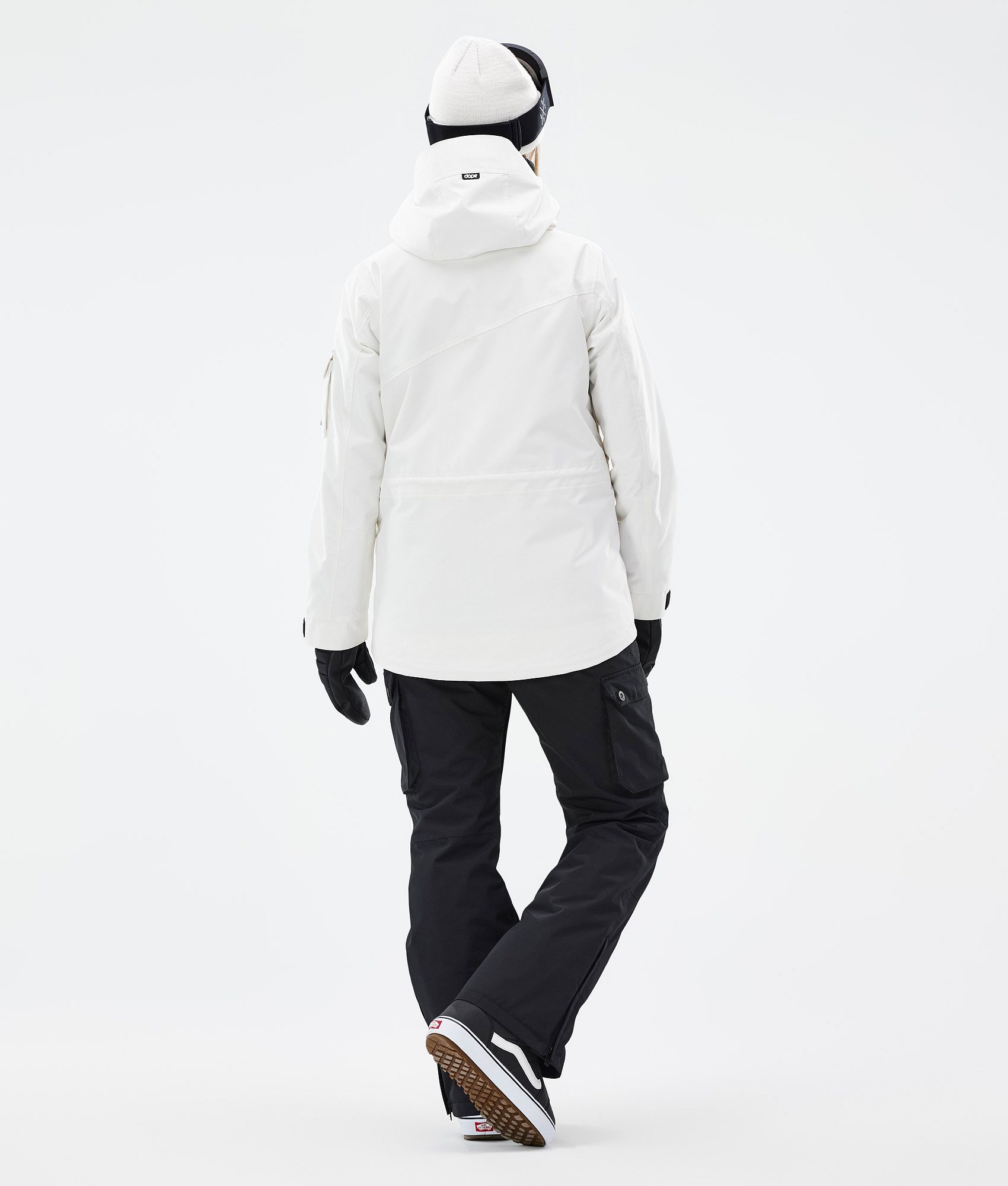 White womens 2024 snow jacket