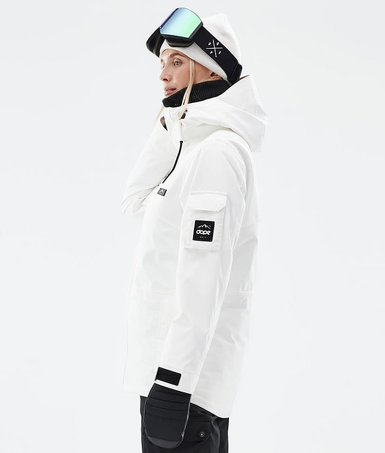 Adept W Snowboard Jacket Women Old White, Image 6 of 9