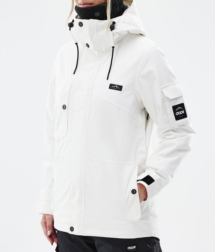 Adept W Snowboard Jacket Women Old White, Image 8 of 9