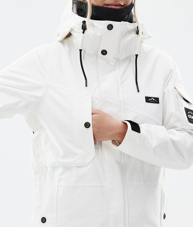 Adept W Snowboard Jacket Women Old White, Image 9 of 9