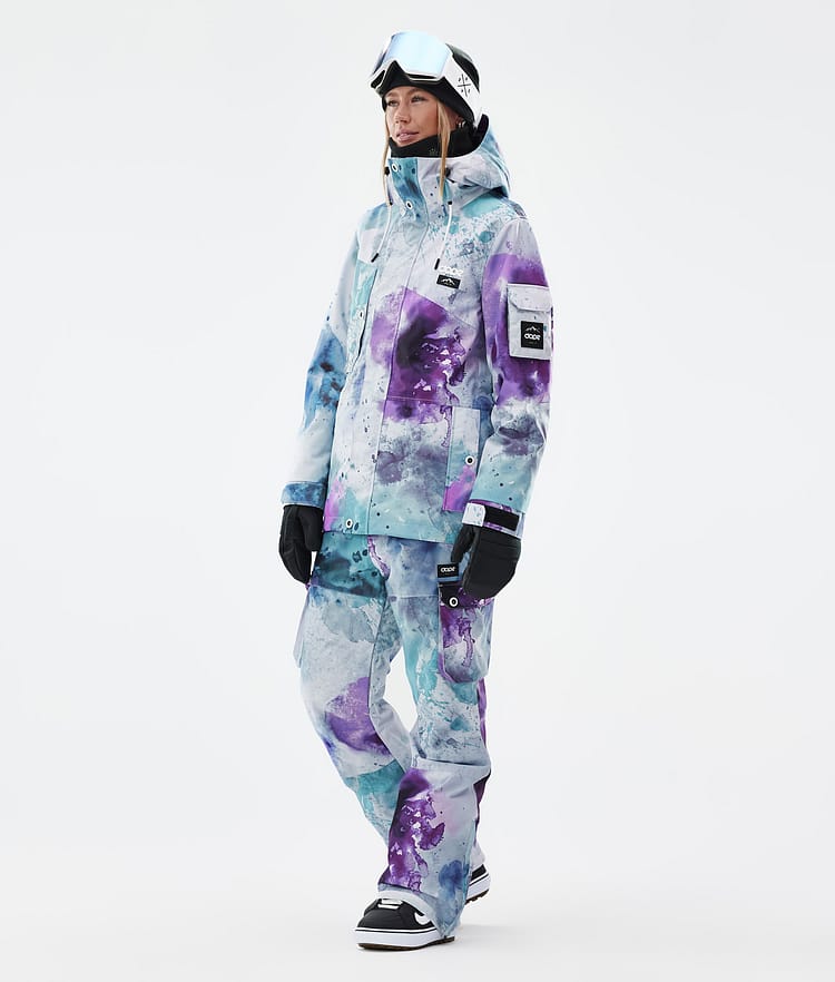 Adept W Snowboard Jacket Women Spray Green Grape, Image 3 of 9