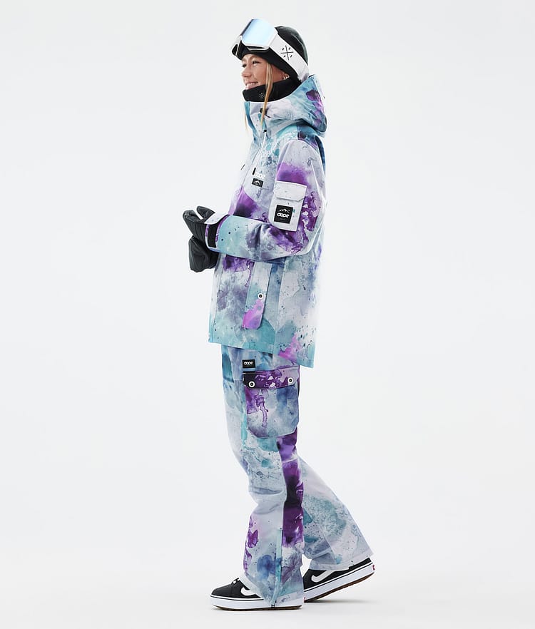 Adept W Snowboard Jacket Women Spray Green Grape, Image 4 of 9