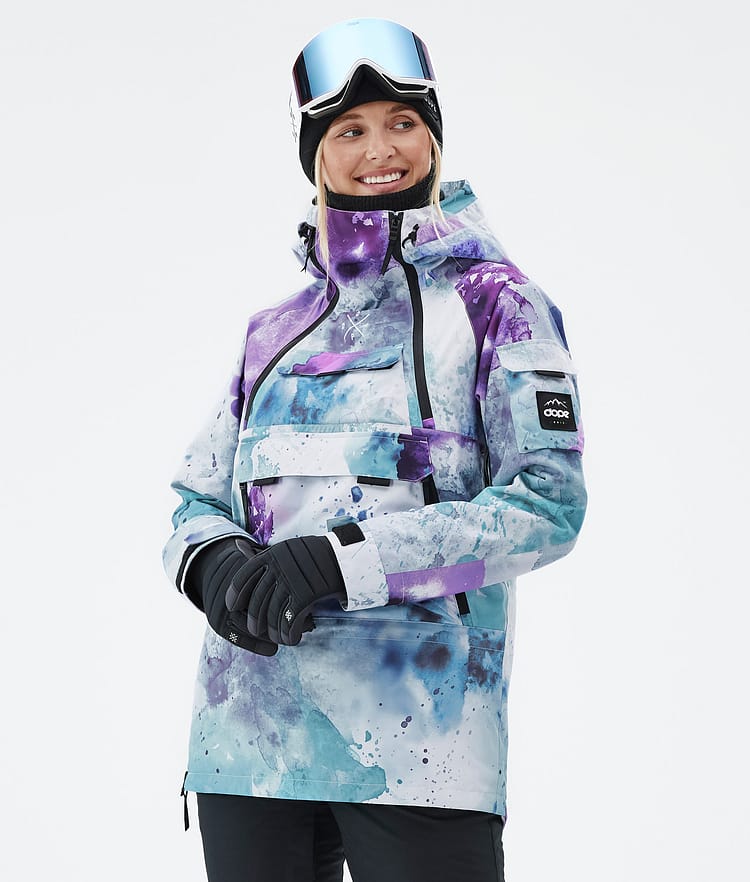 Akin W Snowboard Jacket Women Spray Green Grape, Image 1 of 8