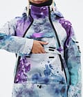 Akin W Snowboard Jacket Women Spray Green Grape, Image 8 of 8