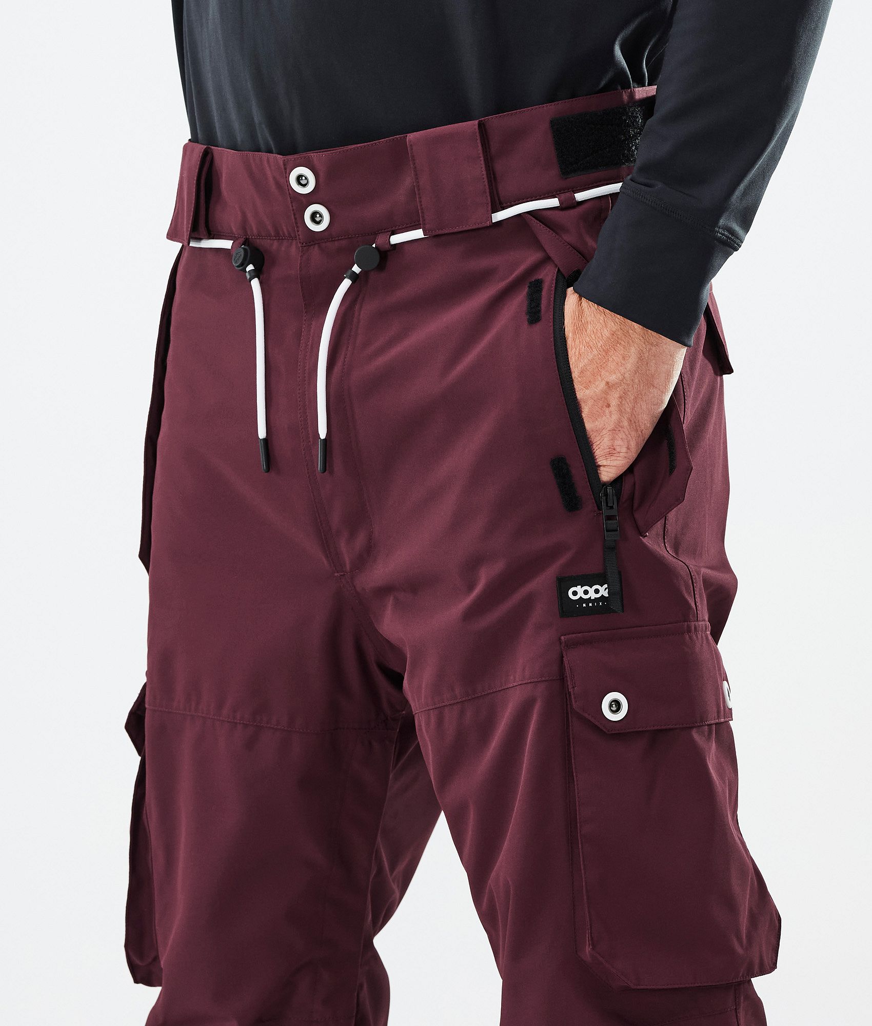 Burgundy snow sale pants