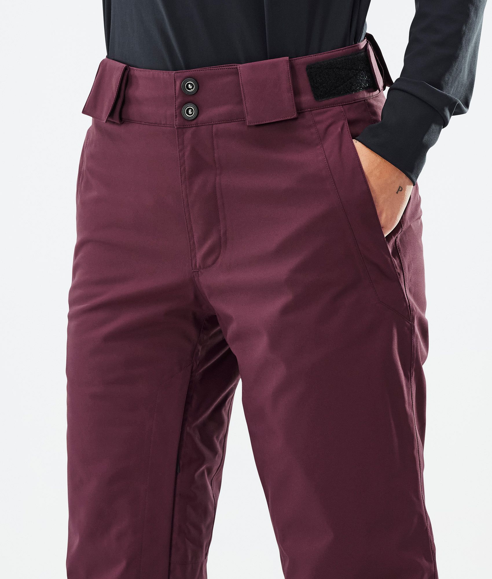 No Limits Burgundy Satin Wide-Leg Trousers – Club L London - UK