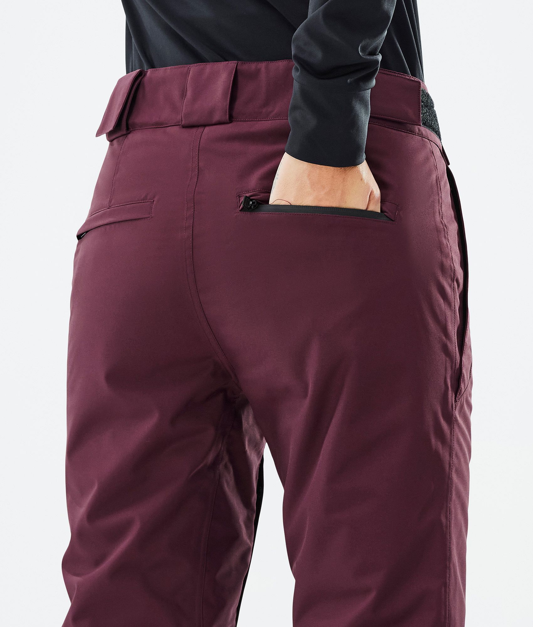 Dope Con W Pantalon de Ski Femme Burgundy Bordeaux Dopesnow FR