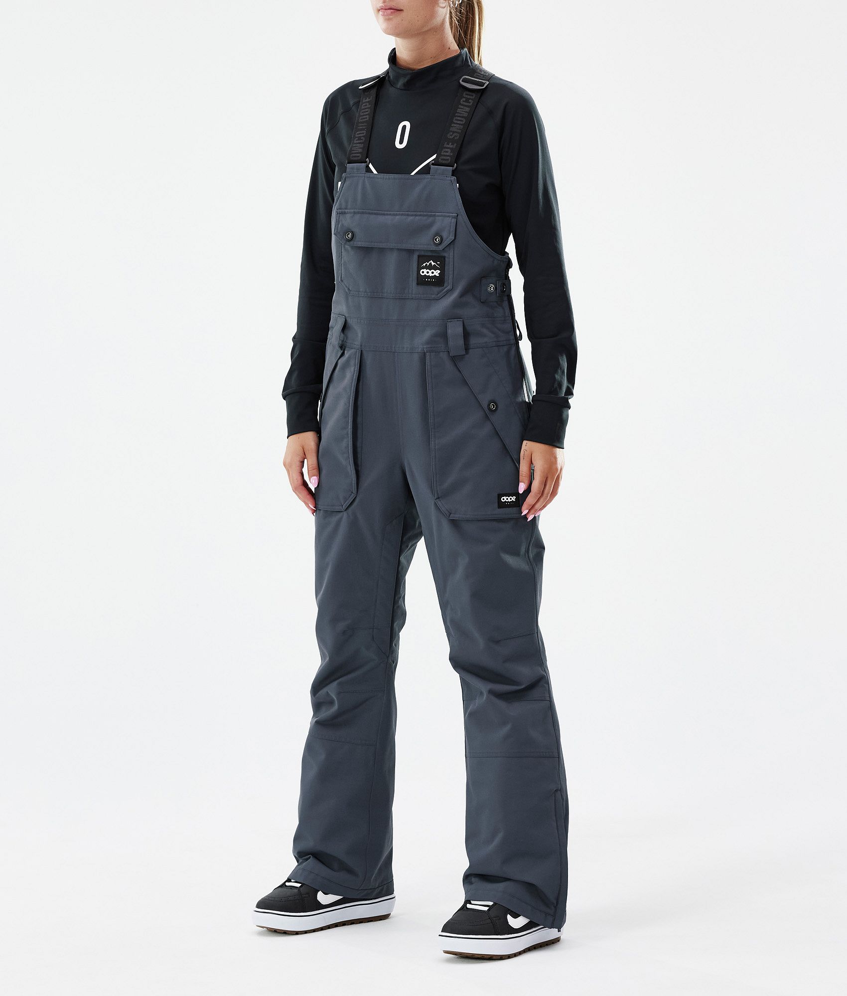 Pants Clearance Women'S Insulated Bib Overalls Solid Color Pocket Trousers Snow  Pants Black S - Walmart.com