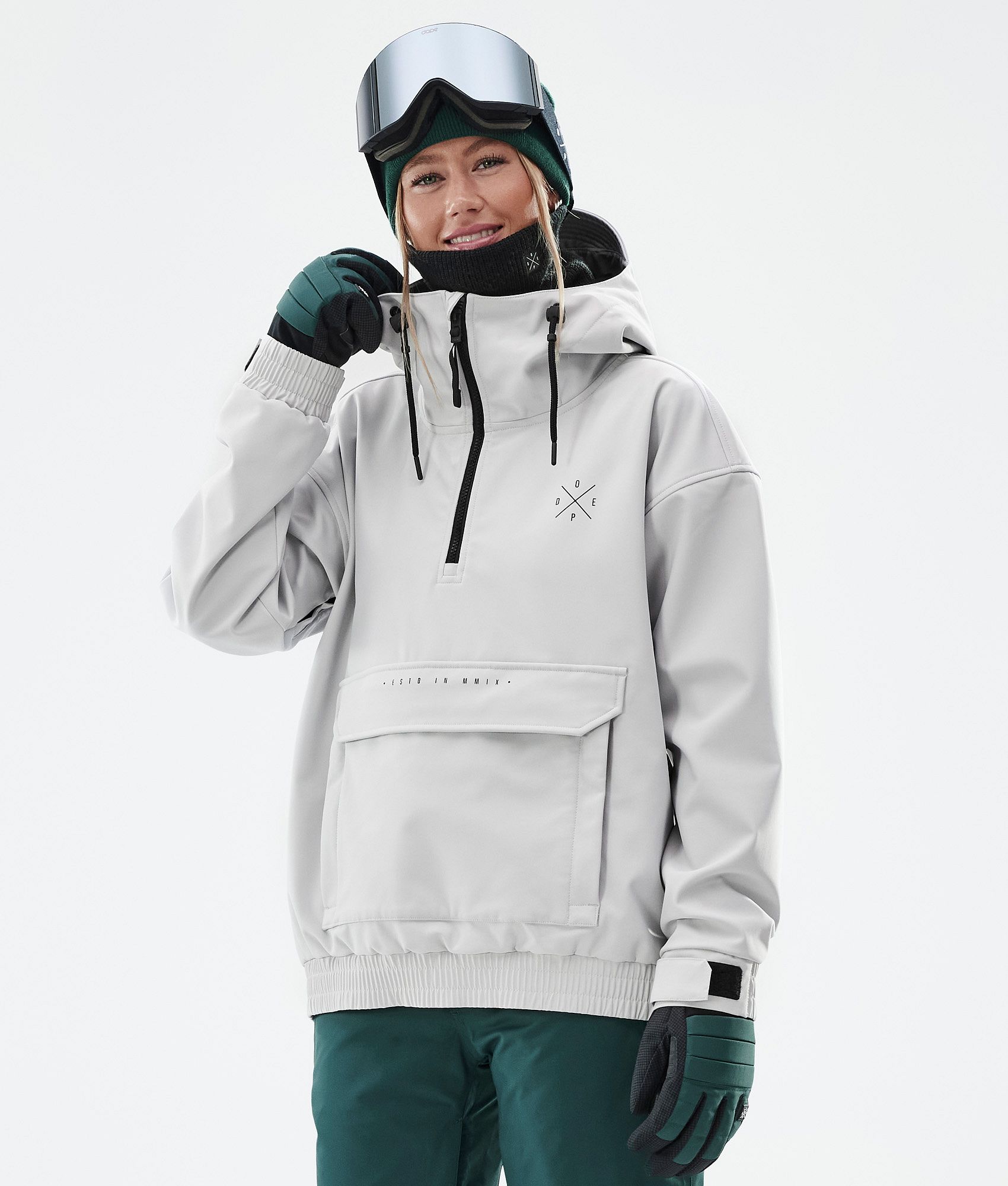 Grey ski jacket on sale womens