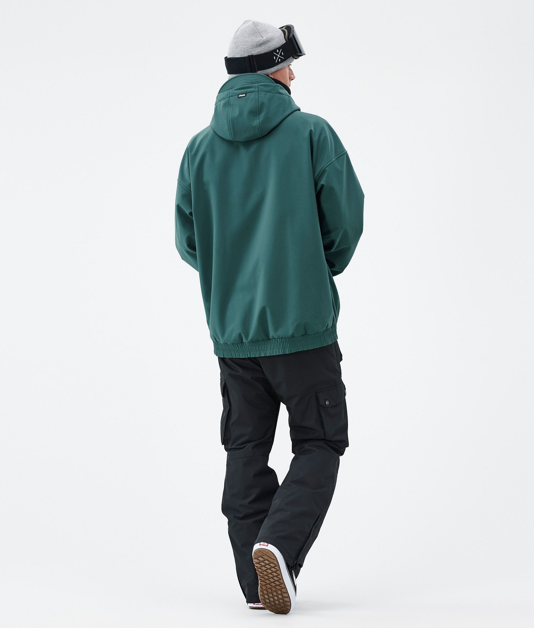 Dark green store snowboard jacket