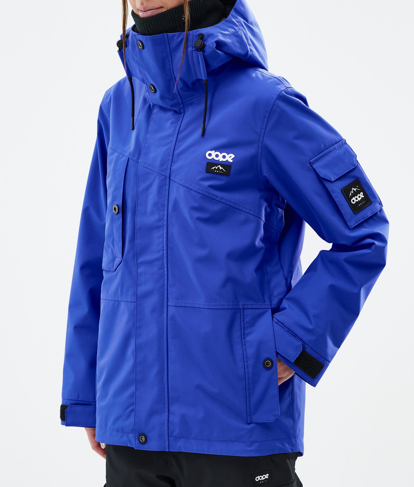 Adept W Snowboard Jacket Women Cobalt Blue Renewed, Image 7 of 9