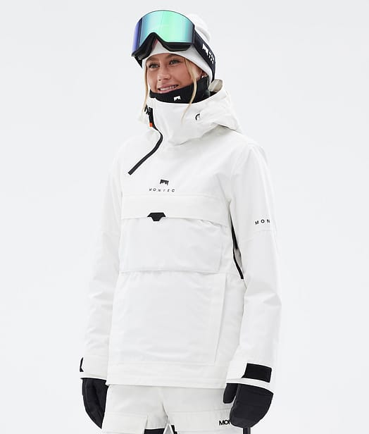 Dune W Snowboardjacke Damen Old White