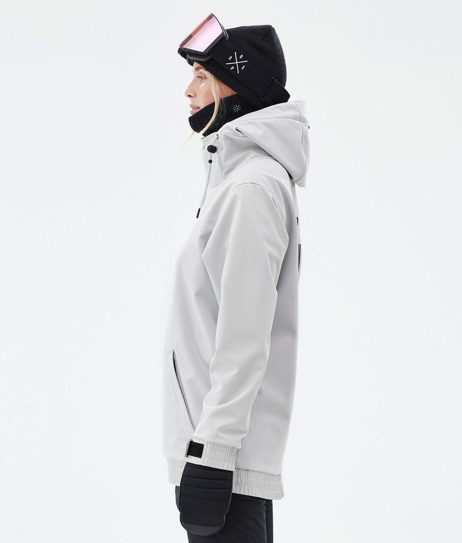 Yeti W Snowboard Jacket Women Aphex Light Grey