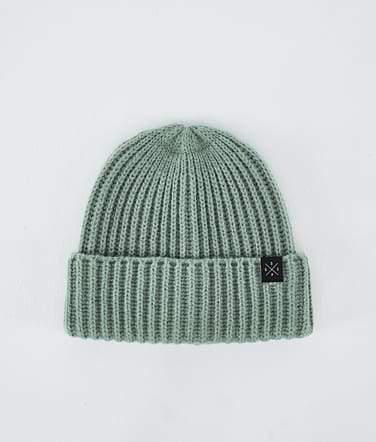 Chunky Czapka Beanie Faded Green