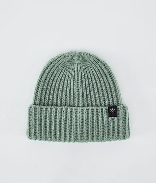 Chunky Czapka Beanie Faded Green