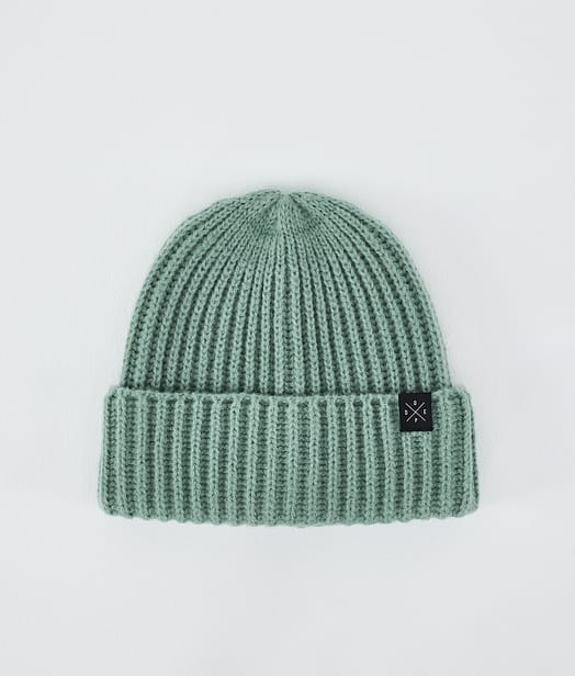 Chunky Czapka Beanie Faded Green