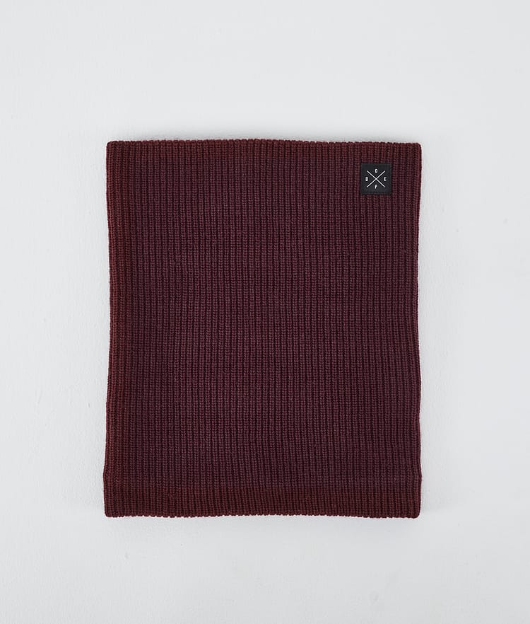 2X-Up Knitted Tuubihuivi Burgundy, Kuva 1 / 3