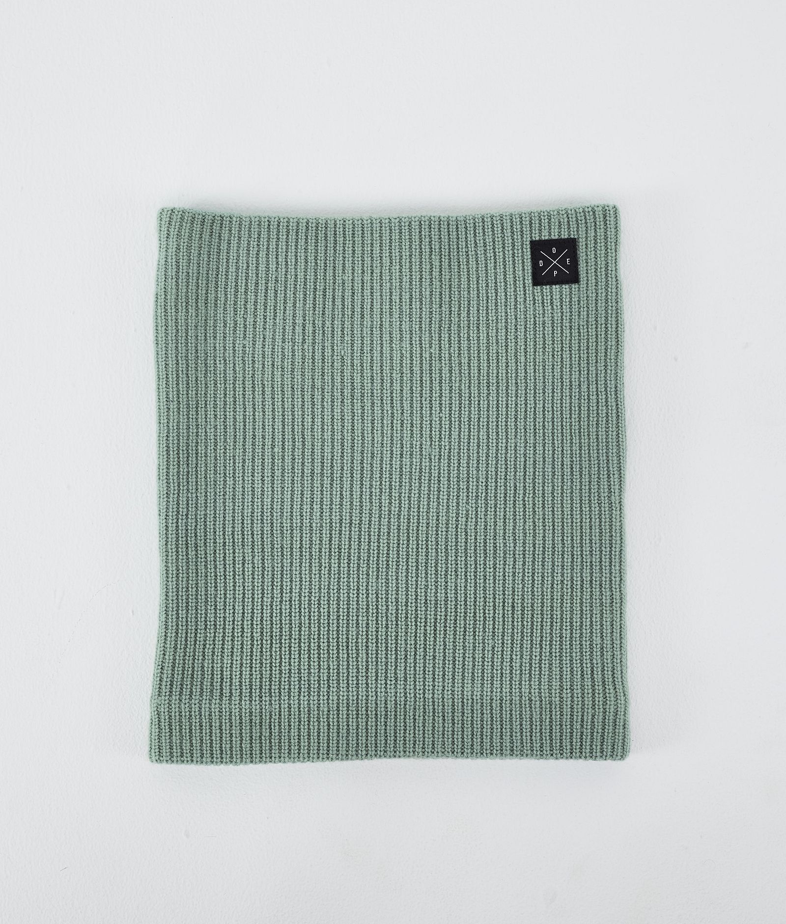 2X-Up Knitted Facemask Faded Green, Image 1 of 3