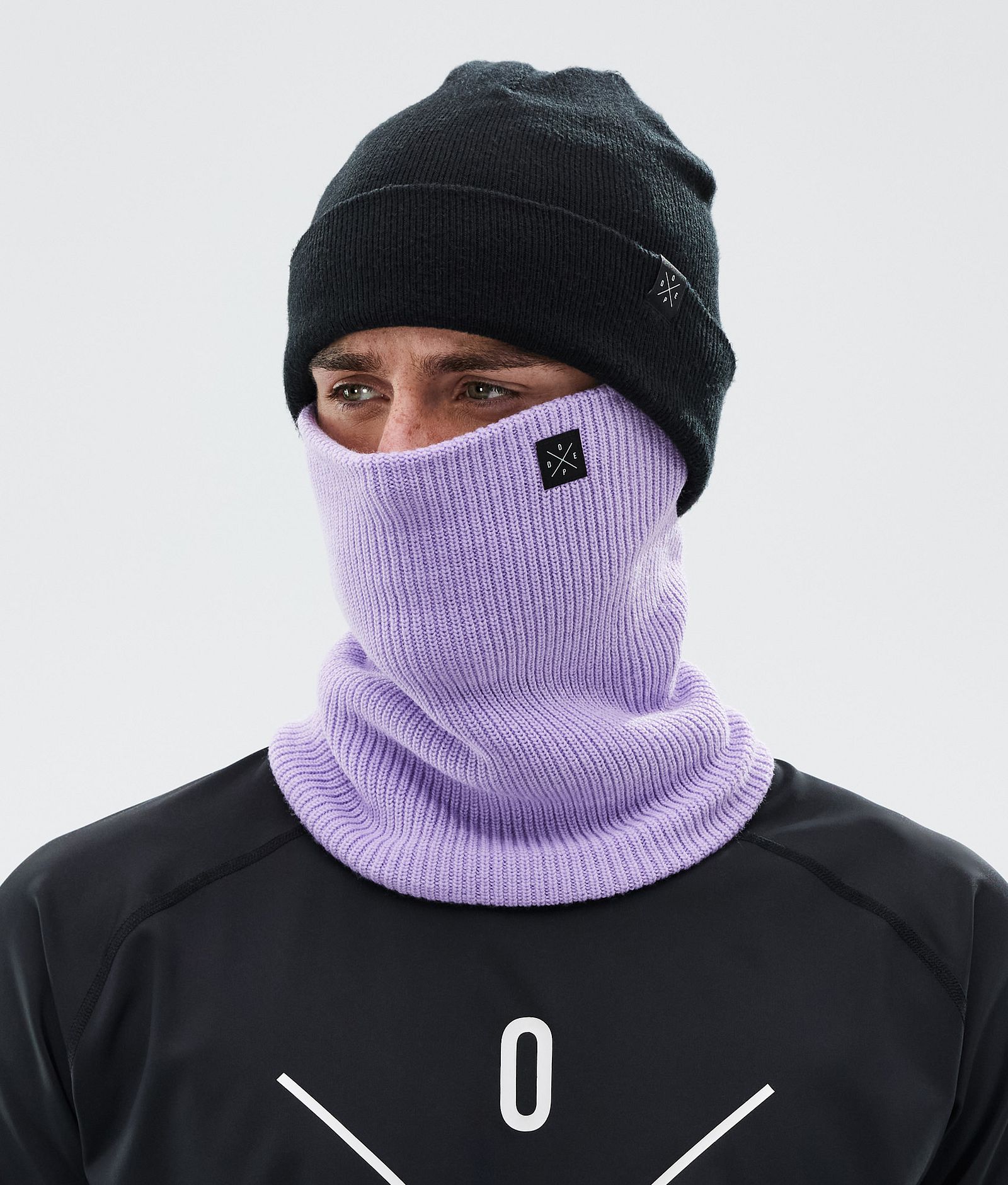 2X-Up Knitted Facemask Faded Violet, Image 2 of 3