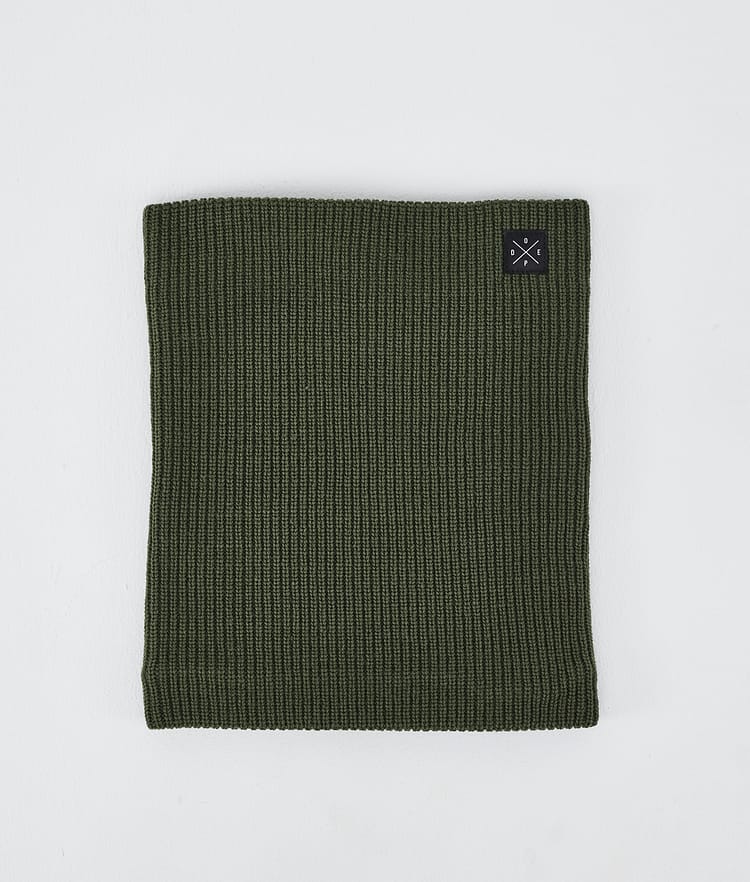 2X-Up Knitted Tuubihuivi Olive Green, Kuva 1 / 3