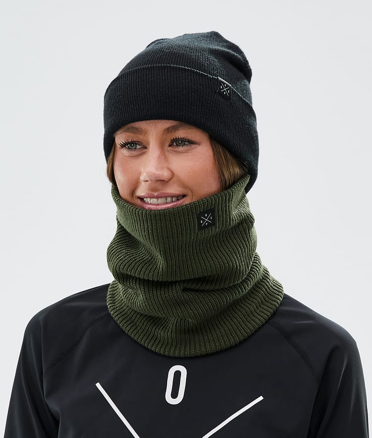 2X-Up Knitted Ansiktsmasker Olive Green, Bilde 3 av 3