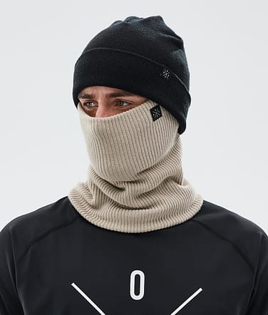 2X-Up Knitted Ansiktsmask Sand