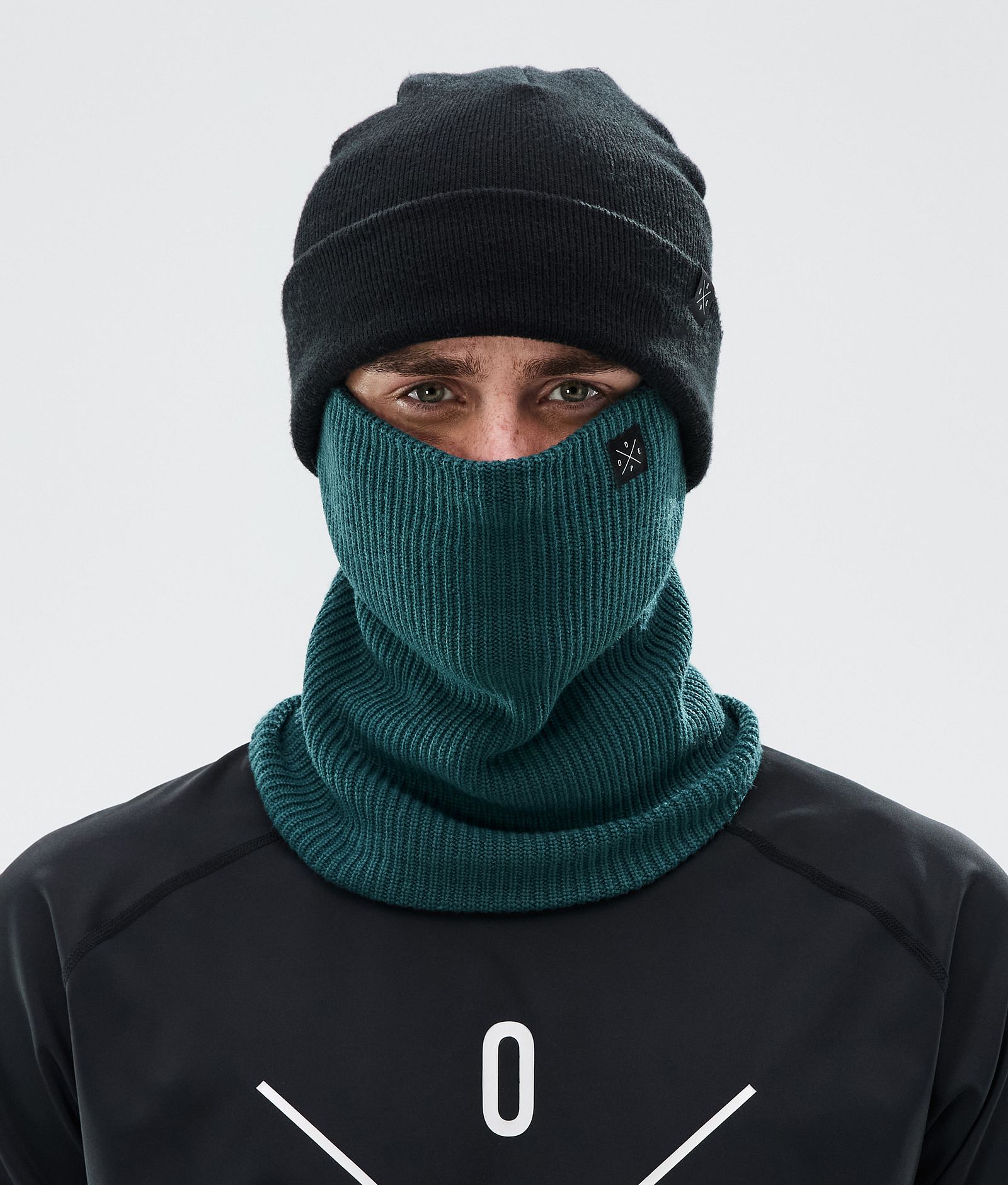 2X-Up Knitted Skimasker Bottle Green, Afbeelding 2 van 3