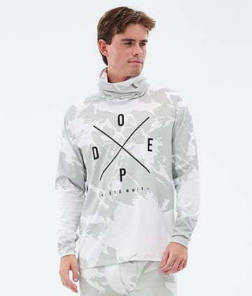 Snuggle Base Layer Top Men Grey Camo