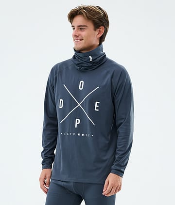Snuggle Base Layer Top Men 2X-Up Metal Blue