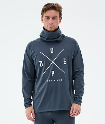 Snuggle Base Layer Top Men Metal Blue