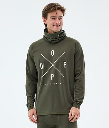 Snuggle Base Layer Top Men 2X-Up Olive Green