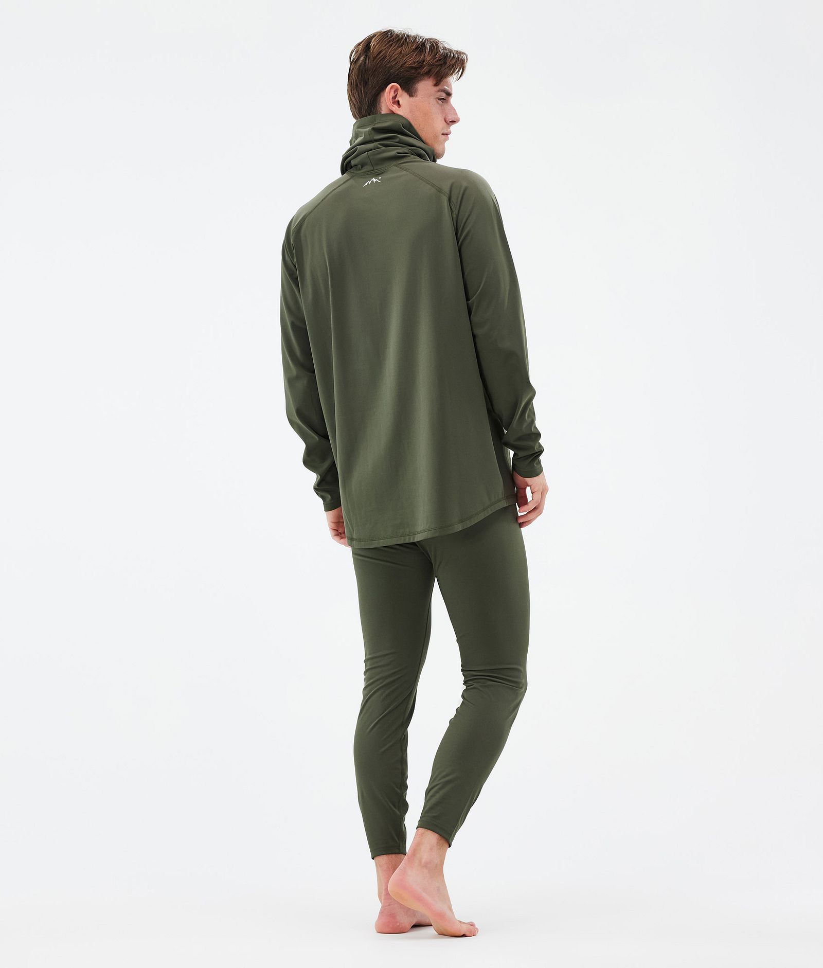 Snuggle ベースレイヤートップ メンズ 2X-Up Olive Green, 画像4 / 7