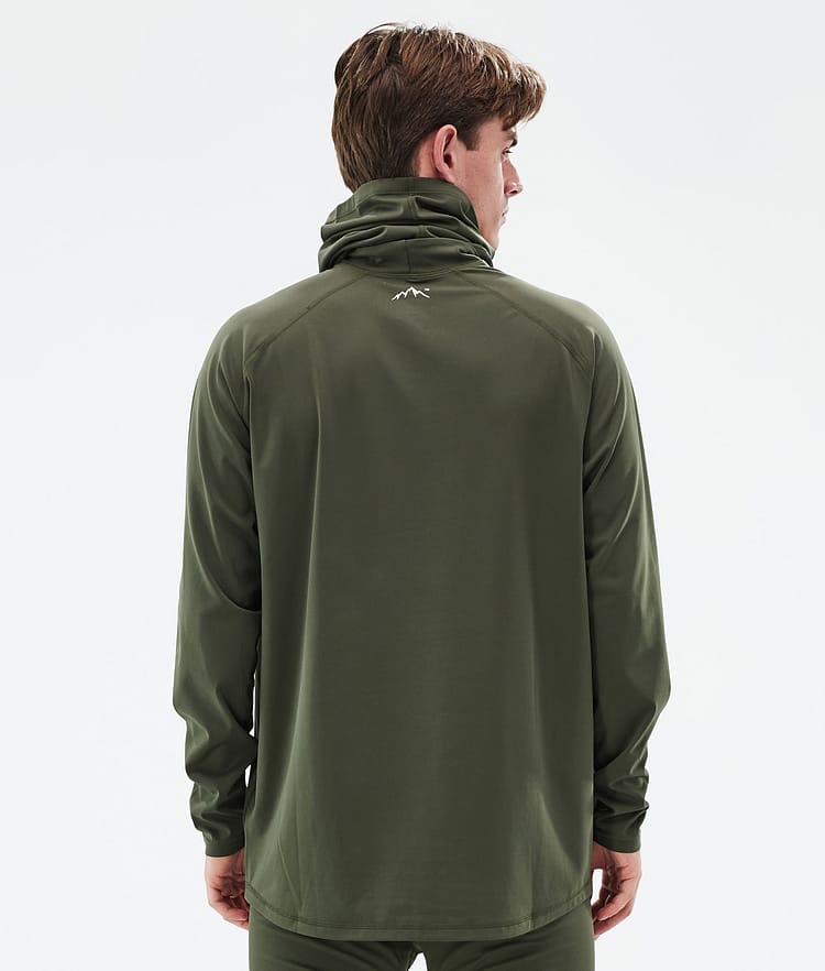 Snuggle Base Layer Top Men 2X-Up Olive Green, Image 5 of 7