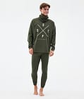 Snuggle ベースレイヤーパンツ メンズ 2X-Up Olive Green, 画像3 / 7