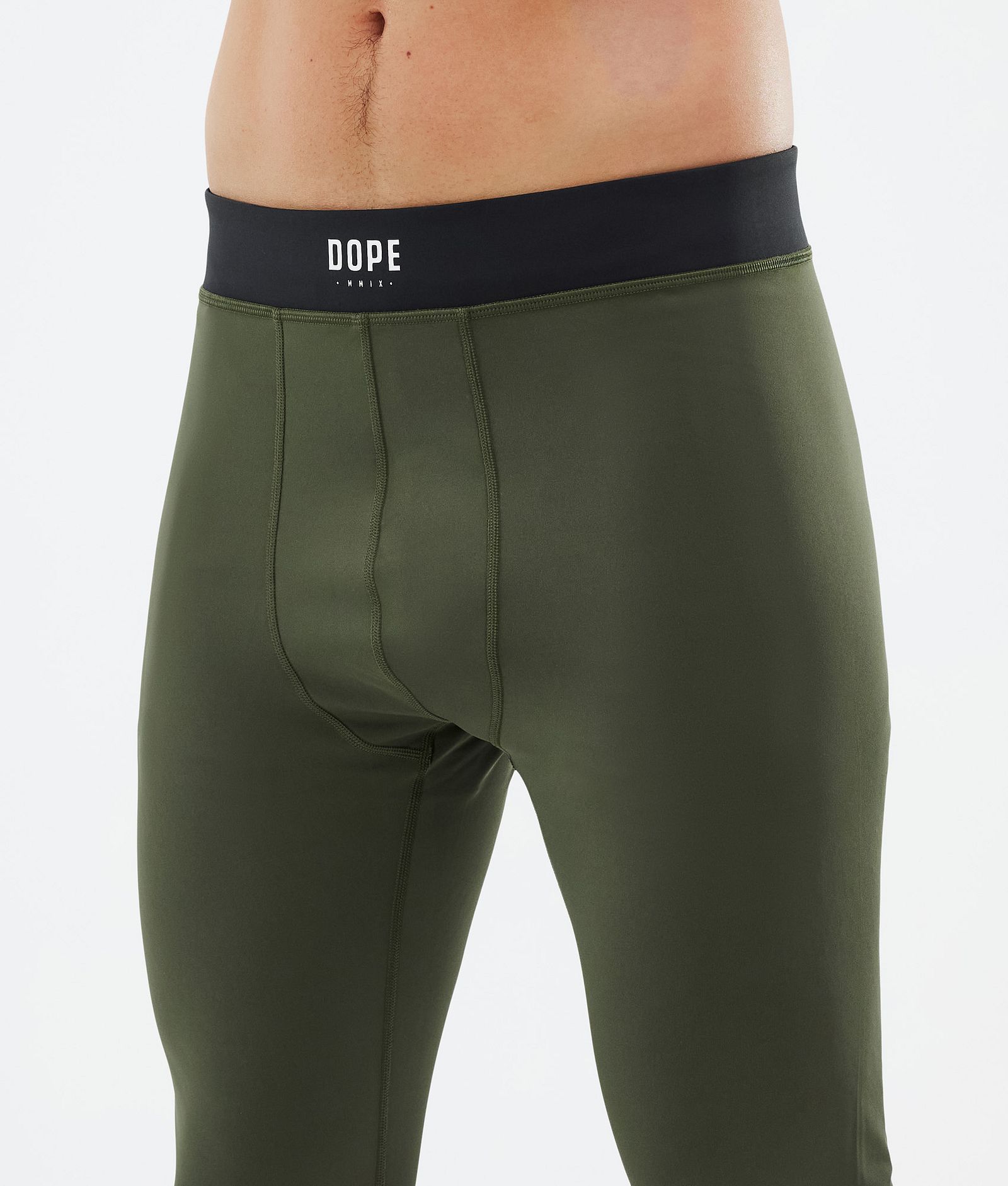 Snuggle Base Layer Pant Men 2X-Up Olive Green, Image 5 of 7