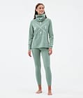 Snuggle W Baselayer top Dame 2X-Up Faded Green, Billede 3 af 7