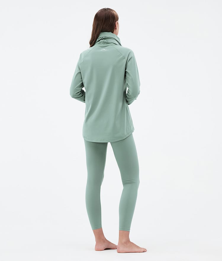 Snuggle W Baselayer top Dame 2X-Up Faded Green, Billede 4 af 7