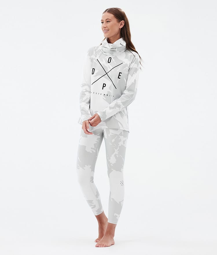 Snuggle W Baselayer top Dame 2X-Up Grey Camo, Billede 3 af 7