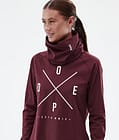 Snuggle W Baselayer top Dame 2X-Up Burgundy, Billede 2 af 7