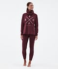 Snuggle W Funktionsshirt Damen 2X-Up Burgundy, Bild 3 von 7