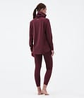 Snuggle W Base Layer Top Women 2X-Up Burgundy, Image 4 of 7