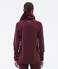 Snuggle W Superundertøy overdel Dame 2X-Up Burgundy, Bilde 5 av 7