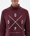 Snuggle W Superundertøy overdel Dame 2X-Up Burgundy, Bilde 6 av 7