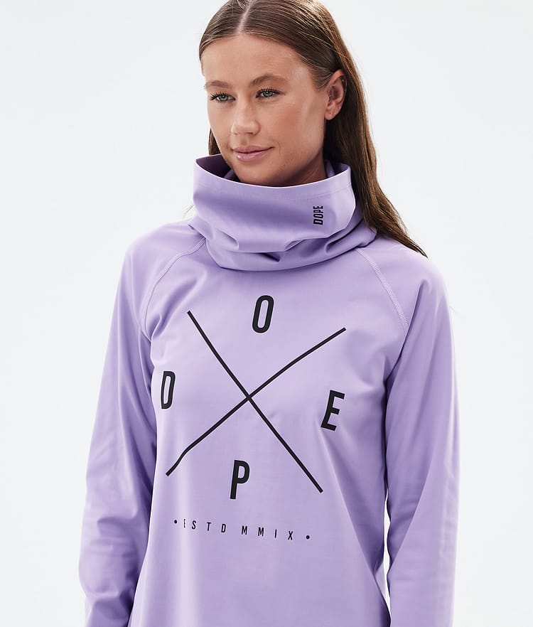 Snuggle W Superundertøy overdel Dame 2X-Up Faded Violet, Bilde 2 av 7