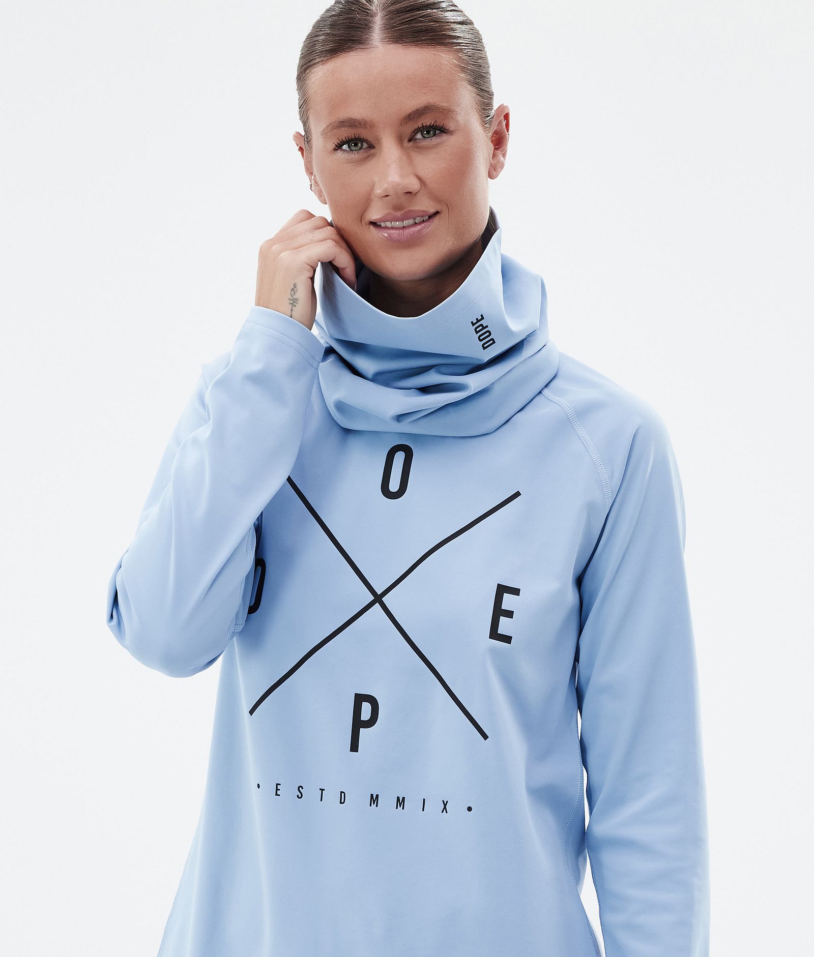 Snuggle W Basislaag Top Dames 2X-Up Light Blue, Afbeelding 2 van 7