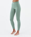 Snuggle W Baselayer tights Dame 2X-Up Faded Green, Billede 1 af 7