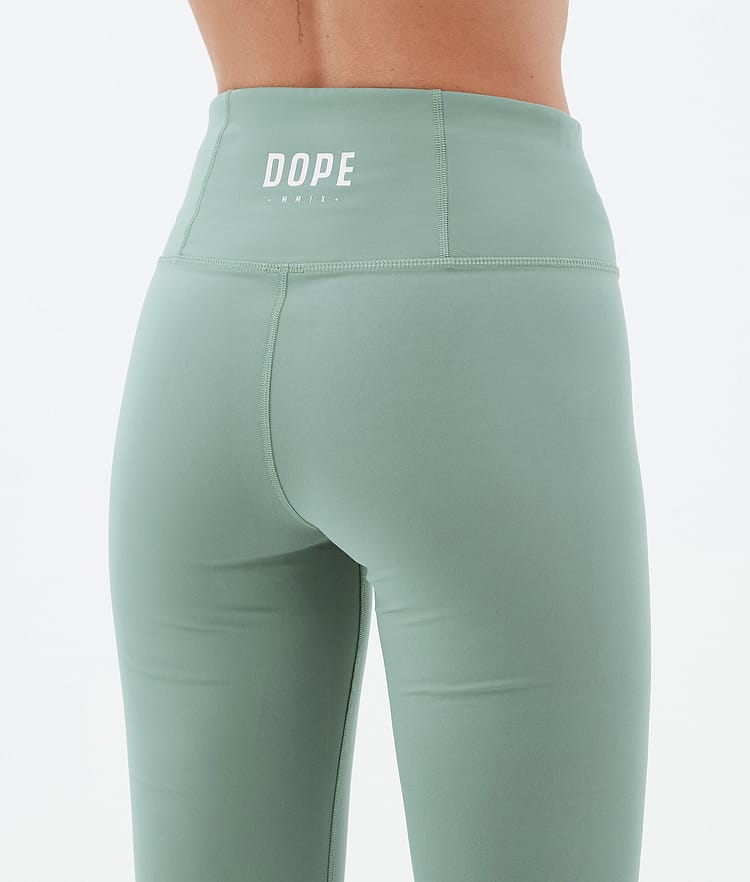 Snuggle W Baselayer tights Dame 2X-Up Faded Green, Billede 6 af 7