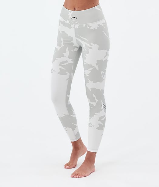 Snuggle W ベースレイヤーパンツ レディース 2X-Up Grey Camo
