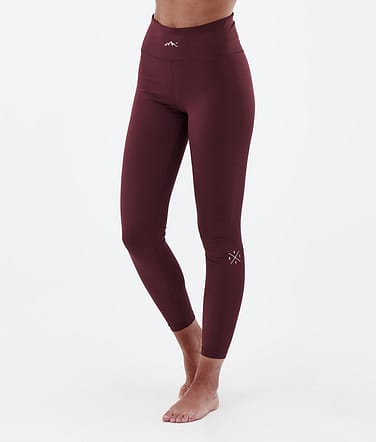 Snuggle W Baselayer tights Dame 2X-Up Burgundy